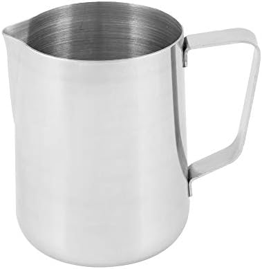 1 Quart Milk Frothing Pitcher 32-Ounce 1 Liter Large Milk Pitcher Stainless Steel Milk Steaming Frothing Pitchers for Espresso Machines Milk Frother Latte Art (Set of 12) by Unknown