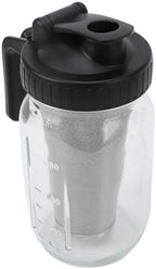 Jiawu Iced Coffee Maker Pitcher with Spout Lid, Cold Brew Coffee Maker - Image 5
