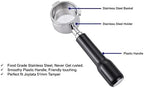 51mm Bottomless Portafilter Compatible with DeLonghi EC680 EC685 Espresso Machine Stainless Steel Portafilter Along with Espresso Filter Basket Coffee Bottomless Handle-ABS Plastic - Image 5