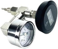 Compatible for E61 Semi-Automatic Espresso Machine, Brewing Head Pressure Gauge Thermometer Modification Accessories(WHITE) by Unknown