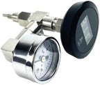 Compatible for E61 Semi-Automatic Espresso Machine, Brewing Head Pressure Gauge Thermometer Modification Accessories(WHITE) by Unknown