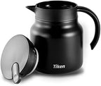Tiken Coffee Server, 800ML (27 Oz) Thermal Coffee Carafe, Stainless Steel Insulated Vacuum Coffee Carafes For Keeping Hot - Matte Black - Image 5