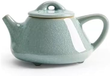 Tea Pots For Loose Tea Creative Ice Flower Glazed Stone Scoop Teapot Ceramic Household Filter Teapot Chinese Kung Fu Tea Set Teapot Tea Infuser Pot by Unknown