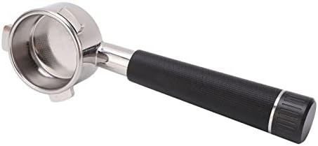 54mm Bottomless Coffee Portafilter Stainless Steel for 8 Series - 3 Ears Coffee Machine Accessories, Single Wall Filter, Wear &, Black (Black) - Image 5