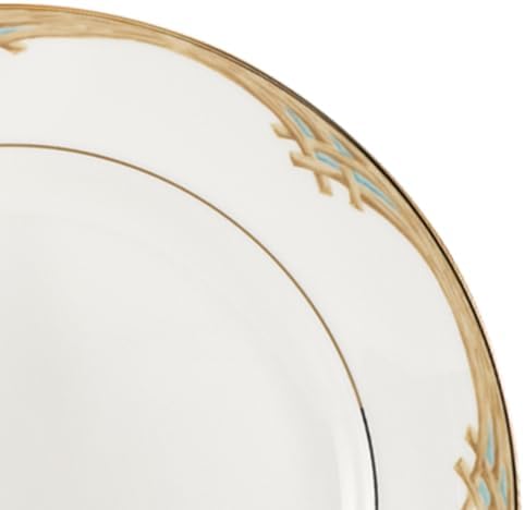 Lenox 897297 British Colonial Bamboo Dinner Plates, Set of 4, Service For 4, 11.125-Inch Diameter - Image 2