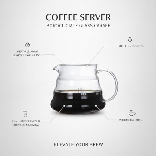 Borosilicate Glass Carafe for Pour Over Brewing - Image 4