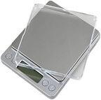 Electronic Scale, Digital Kitchen Scale Mini Pocket Stainless Steel Precision Jewelry Electronic Balance Weight Gold Gram 0.1/3000g Weigh Scales,for Meal Prep, Baking and Cooking(3000g 0.1g USB) - Image 4