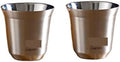 304 Stainless Steel Espresso Mugs 80ML Coffee Cups Insulated Double Wall Heat-insulating Safe Small Capacity Drink(Two Steel color) by Unknown