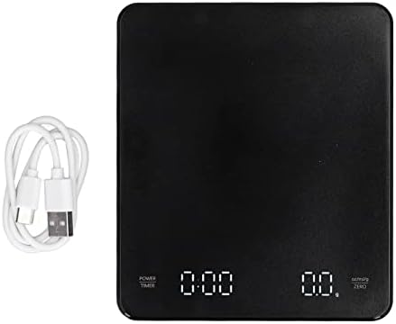 hoopoocolor Electronic Coffee Scale, Rechargeable Coffee Scale with Timer, LCD Backlight Display Digital Coffee Scale. Switchable G Oz Ml 3Kg for Cafe and Home - Image 7