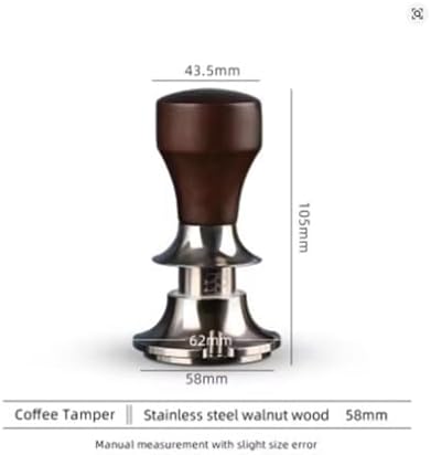58MM/58.3MM Constant Pressure Coffee Tamper 30lb Espresso Tampers With Calibrated Spring Loaded Professional Barista Tool(58MM Wooden Knob) - Image 2