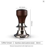 58MM/58.3MM Constant Pressure Coffee Tamper 30lb Espresso Tampers With Calibrated Spring Loaded Professional Barista Tool(58MM Wooden Knob) - Image 2