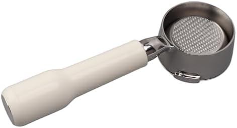 58mm Stainless Steel Bottomless Portafilter Comfortable Grip for Gaggia Coffee Machine Accessory for Lovers (White) - Image 6
