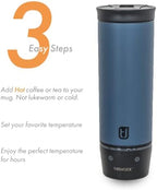 Thermojoe 16 Oz. Rechargeable Heated Smart Travel Mug for Coffee and Tea with Temperature Control - Image 2