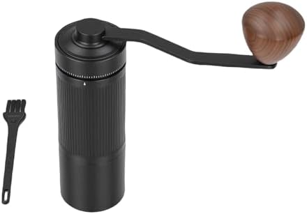 Rengue Manual Grinders Aluminum Alloy and Stainless Steel Burrs for Drip Coffee Travel Manual Coffee Grinder with Adjustable Settings Nan Kitchen by Rengue