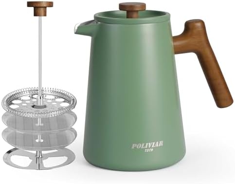 POLIVIAR French Press Coffee Maker, 34 oz by POLIVIAR7379
