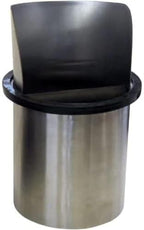 Rattleware Round Stainless Steel Espresso Knock Box with Splash Guard by rattleware