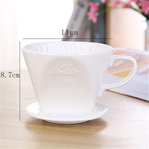 Coffee Filters Ceramics Coffee Filter Cup Holder Pour Over Espresso Coffee dripper Coffee Baskets Percolator Reusable Cups Coffee Accessories(Large) - Image 2