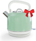 Electric Tea Kettle, 1500W Electric Kettle for Boiling Water, Food Grade Stainless Steel 2L Tea Kettle with Ergonomic Handle, Hot Water Boiler Auto Shut-off, Boil-Dry Protection by OSCEVIA