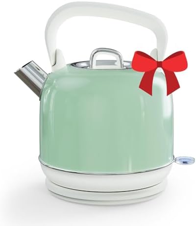 Electric Tea Kettle, 1500W Electric Kettle for Boiling Water, Food Grade Stainless Steel 2L Tea Kettle with Ergonomic Handle, Hot Water Boiler Auto Shut-off, Boil-Dry Protection by OSCEVIA