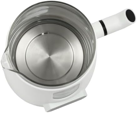 110V Temperature Control Electric Tea Kettle, Water Boiler & Heater, Electric Kettle - White - Image 5