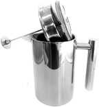 Double Walled Insulated French Press Coffee Maker with Filter, Heat Resistant Tea Maker Plunger for Home Brewing(800ml) by Unknown