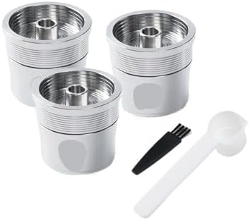 Compatible With ILLY，Y3.2 Mahine,Stainless Steel Reusable Coffee Filter Support Refillable Capsules Cup Pod(3PCS-E) by Unknown