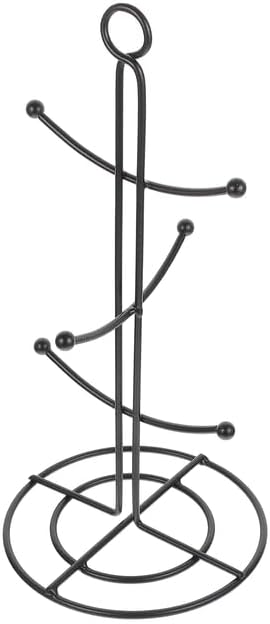 Cup Stand,Mug Stand,Coffee Mug Holder Tea Cup Tree Counters Stand Station Organizer Wrought Iron Bar Accessory Mug Stands - Image 5
