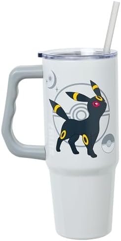 Silver Buffalo Pokémon Umbreon, Stainless Steel Tumbler, 30oz - Image 3
