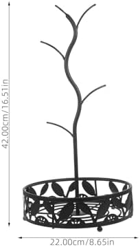 GANAZONO Xmas Coffee Mug Holder with Storage Tray Tree Stand for Counter - Image 6