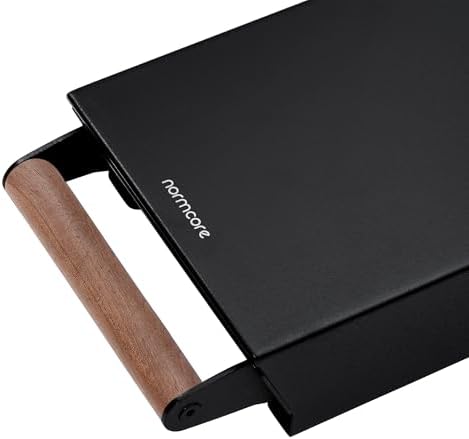 Normcore Espresso Knock Box Drawer, 304 Stainless Steel Under-Grinder Knock-Out Drawer with Walnut Wood Handle Fits Niche Zero & Fellow Ode, Shock-Absorbing Knock Bar, Size S, Matte Black - Image 4