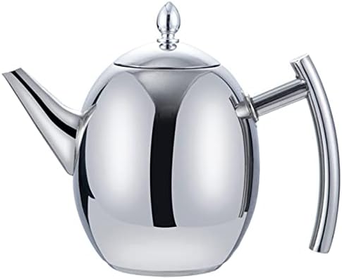 1.5L Stainless Steel Teapot with Tea Strainer Teapot with Tea Infuser Teaware Sets Tea Kettle Infuser Teapot for Induction by Unknown