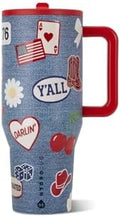 HydroJug Traveler 32oz, Insulated Tumbler with Handle & Straw, American Honey by Hydrojug