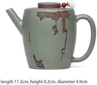 Tea Pots For Loose Tea Light Luxury Purple Clay Teapot Living Room Decoration Office Tea Set Art Teapot With Filter Hole Tea Set Tea Infuser Pot - Image 2