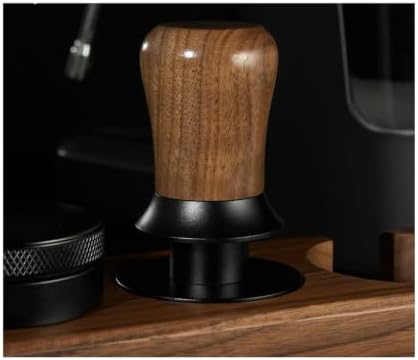 Espresso Coffee Tamper, Ergonomic Handle Self-leveling Tamper, Calibrated Tamper, Wooden Tamper Spring Loaded 51/54/58mm - Image 6