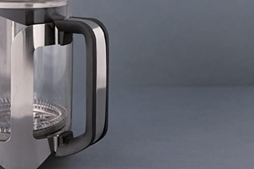 La Cafetière Roma Stainless Steel Cafetière, Four Cup, Silver, Gift Boxed - Image 3
