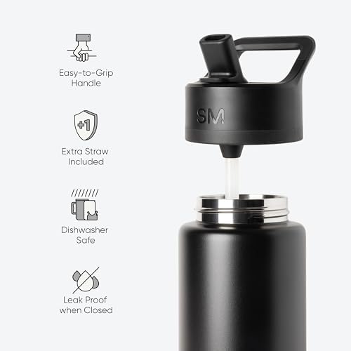 Simple Modern Wicked Insulated Water Bottle with Straw | 22oz - Image 4