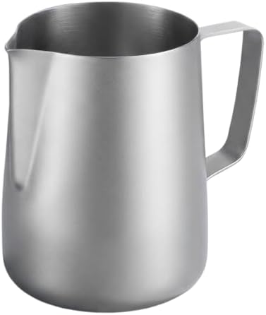 304 Stainless Steel Spouted Coffee Steaming Pitcher by Unknown
