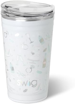 Swig Life 24oz Insulated Party Cup with EZ Slider Lid, Bride to Be by SwigLife