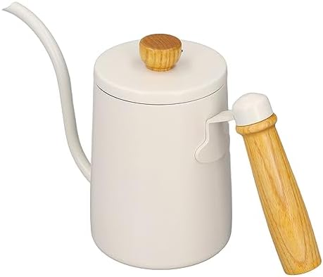 Gooseneck 20 Oz Pour Over Coffee Kettle (White) - Image 5
