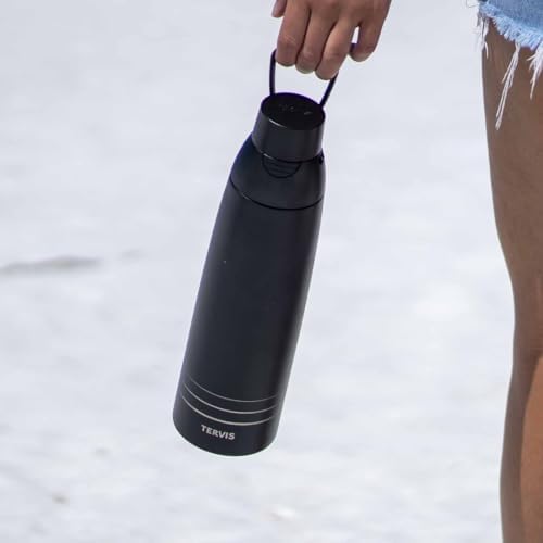 Tervis Venture Water Bottle Sara Berrenson - Kalani Peacock Triple Insulated Tumbler Travel Cup Keeps Drinks Cold & Hot, 36oz, Stainless Steel - Image 5