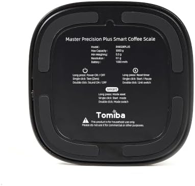Smart Coffee Scale with Timer, 5 Smart Modes, Rechargeable Precision Espresso Scale for Home Barista Brewing, Digital Display, Compact - Image 4