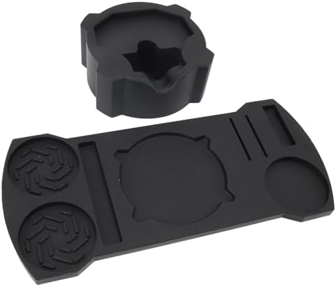 Zunate Coffee Tamping Station Silicone Storage Mat, Organizer for 51mm 53mm 58mm Handles, Holds Distribution Tools and Tamper Accessories - Image 5