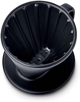 Tchibo Coffee Filter, Hand Filter, 101 Size, Dishwasher Safe, Ceramic, Black - Image 3