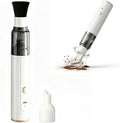 Mini Coffee Grinder Vacuum Cleaner, 2-in-1 Blower with 2 Brush Heads (White) by Unknown