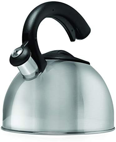 461555 3 Qt Easy Pour Whistling Tea Kettle Stainless Steel by Primula