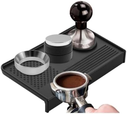 Coffee Tamper Mat Food Grade Nonslip Silicone Flat And Corner Press Powder Pad Espresso Coffee Tamping Rest Holder Tools - Image 3