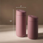 Fellow Carter Slide 16 oz Ceramic Lined Travel Coffee Mug, Desert Rose - Image 4