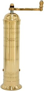 Alexander Home Original Greek Pepper Mill, 10-Inch Brass – European Manual Pepper Grinder Refillable by AlexanderHome