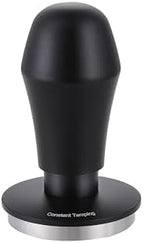 51mm Espresso Tamper 30lbs Calibrated Coffee Tamper Stainless Steel Base Hand Tamper for 51mm Bottomless Portafilter Tamper for Espresso Machine-Flat Base, Black by Unknown
