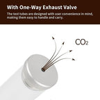 Single Dose Coffee Bean Storage Tubes, Espresso Bean Cellars ,with Stand/1-Way Exhaust Valve, Capacity 20-22g,for Home,shop (Black ) - Image 3